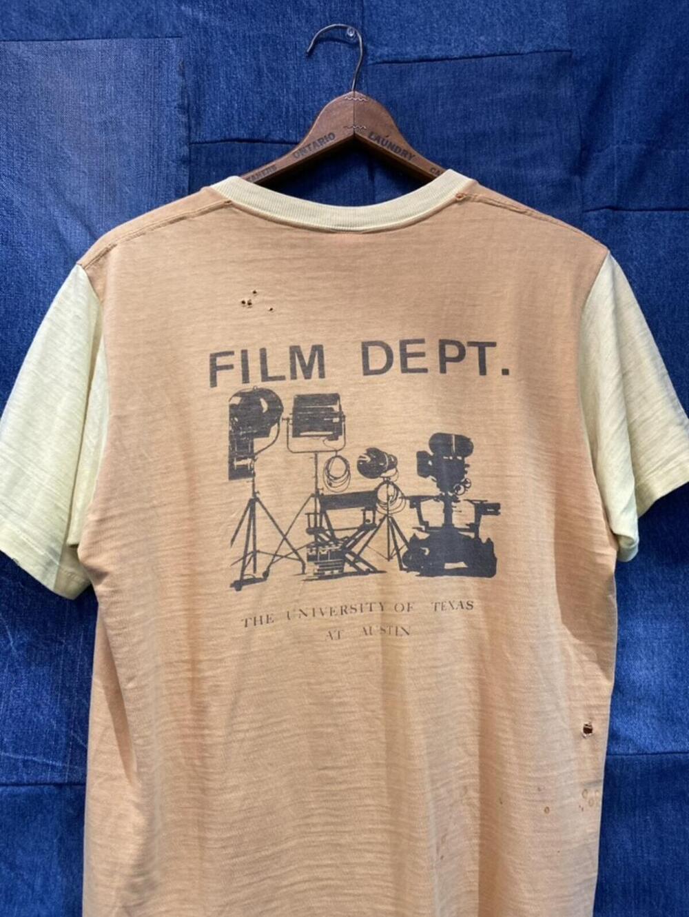 Vintage 1970s JC Penney Towncraft pocket tee two-tone M 20X27 *rare* 70s